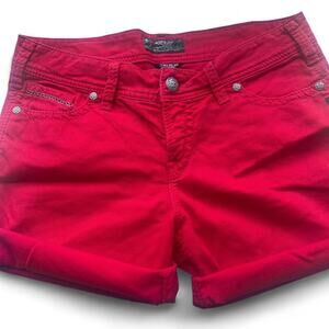 Red silver‎ jean Co shorts 31" Women's EUC Denim Medium